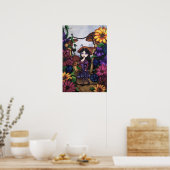 Poster "ALICE" Wonderland Imaginaire Art Imprimer (Cuisine)
