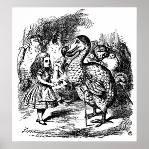 Poster Alice's Adventures in Wonderland Illustration