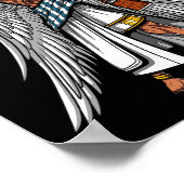 Poster Alien Anunnaki Dieu Ancien roi sumérien (Coin)