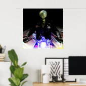 Poster Alien Biker (Bureau à domicile)