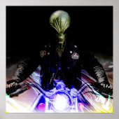 Poster Alien Biker (Devant)