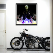Poster Alien Biker