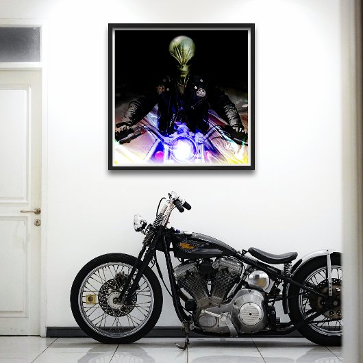 Poster Alien Biker