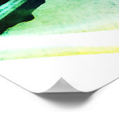 Poster Alien Biker (version Neon) (Coin)