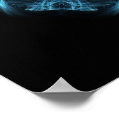 Poster alien bleu (Coin)