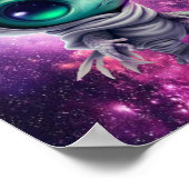 Poster Alien Chibi en Sweat - shirt à capuche (Coin)