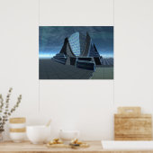 Poster Alien City Gingezel Centre des arts de la scène (Cuisine)