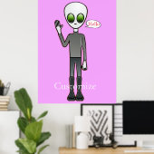 Poster Alien courtois Thunder_Cove (Bureau à domicile)