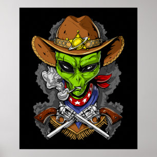 Poster Alien Cowboy