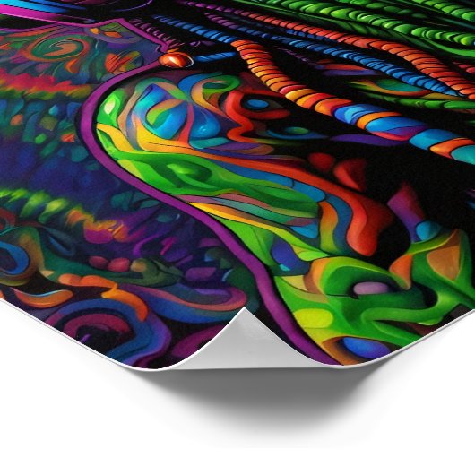 Poster Alien dans l'art casque (Coin)