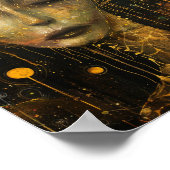 Poster Alien dans le style Klimt (Coin)