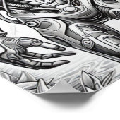 Poster Alien de coloration adulte 3D (Coin)