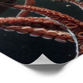 Poster Alien de l'espace Femail Octopus Jouer Violon (Coin)