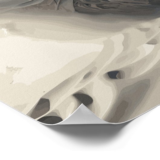 Poster Alien de lune (Coin)