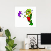 Poster Alien de plongée sous-marine (Bureau à domicile)