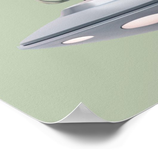 Poster Alien de yoga (Coin)