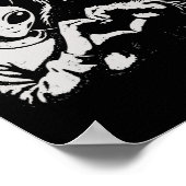 Poster Alien Drôle et Saint-Valentin Bigfoot Créature Lég (Coin)