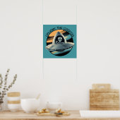 Poster Alien en vaisseau spatial (Cuisine)