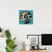 Poster Alien en vaisseau spatial (Bureau à domicile)