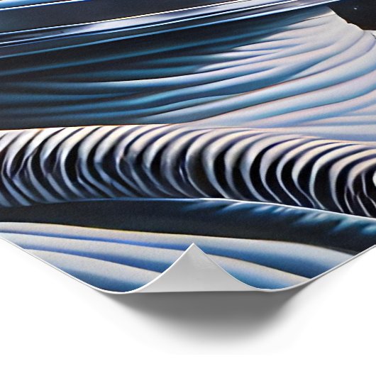 Poster Alien et astronaute dans l'espace (Coin)