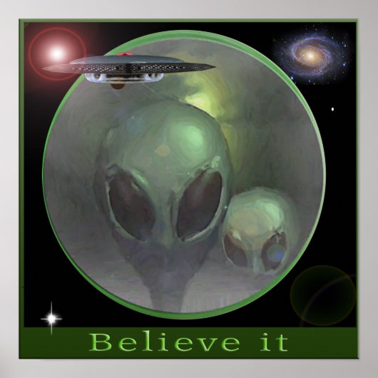 Poster Alien Grays (Devant)