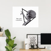 Poster Alien gris, la vérité est là (Bureau à domicile)