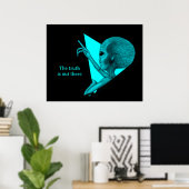 Poster Alien gris, la vérité est là (Bureau à domicile)