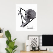 Poster Alien gris, la vérité est là (Bureau à domicile)