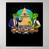 Poster Alien Illuminati (Devant)