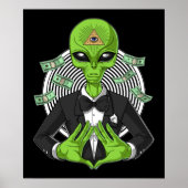 Poster Alien Illuminati (Devant)
