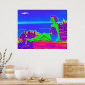 Poster Alien Invasion Pop Art (Cuisine)
