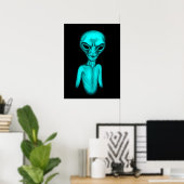 Poster Alien, je veux croire (Bureau à domicile)