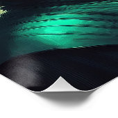 Poster Alien Lady détient un objet en verre transparent (Coin)