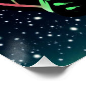 Poster Alien Lecture de jeux vidéo avec Arrière - plan ét (Coin)