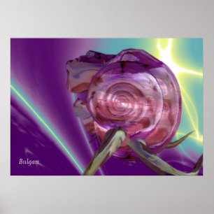 Poster ALIEN NEREIDE /NYMPHE DE L'EAU, COQUILLE ROSE Sci-