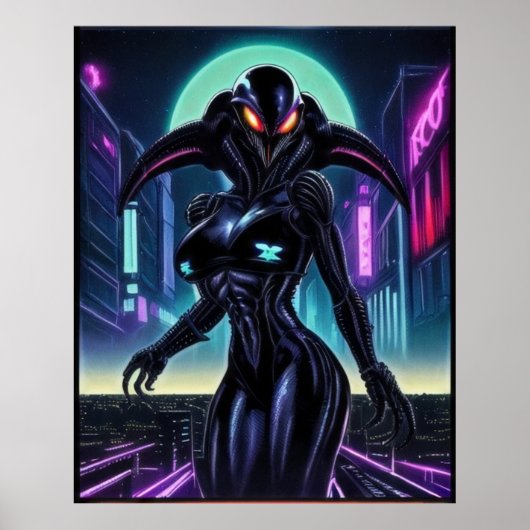 Poster Alien Raven 10 (Devant)