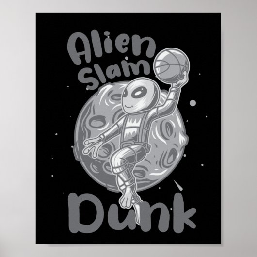 Poster Alien Slam Dunk Actif (Devant)