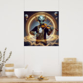 Poster Alien spatial (Cuisine)
