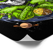 Poster Alien spatial Gangstа UFO Extraterrestres Rapper (Coin)