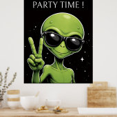 Poster Alien temps de fête (Cuisine)