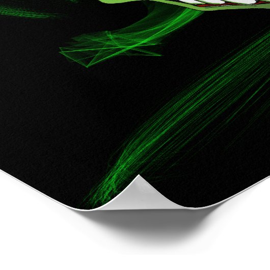 Poster Alien vert (Coin)