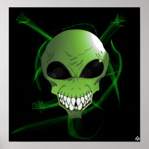 Poster Alien vert