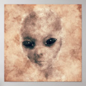 Poster Alien vintage (Devant)