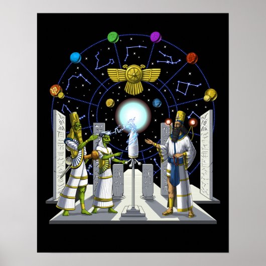 Poster Aliens Anunnaki (Devant)