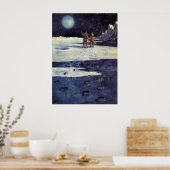 Poster Aliens astronautes de science-fiction vintage sur  (Cuisine)