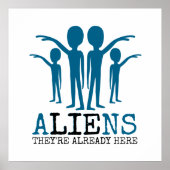 Poster Aliens, ils sont déjà là (Devant)