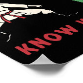 Poster Aliens ne connaissent pas Karate 4 (Coin)