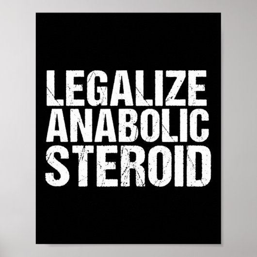 Poster Alignate Stéroïdes Anabolisants - Gym Bodybuilding (Devant)