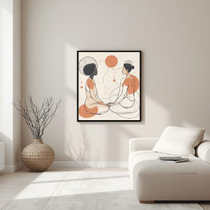 Poster Alignement Intérieur – Art de l'Énergie Féminine V