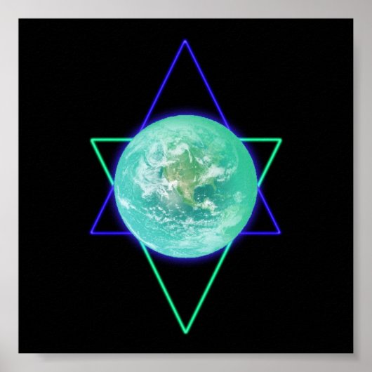 Poster Alignement Sigil de la terre (Devant)